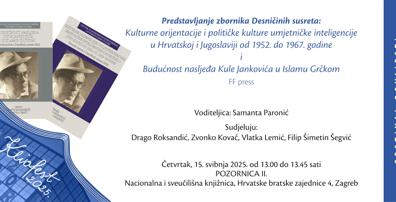 Predstavljanje izdanja Biblioteke Desničini susreti na Kliofestu